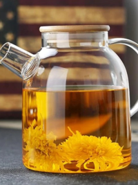 Glass Tea Kettle and Blooming Tea Intro Pack