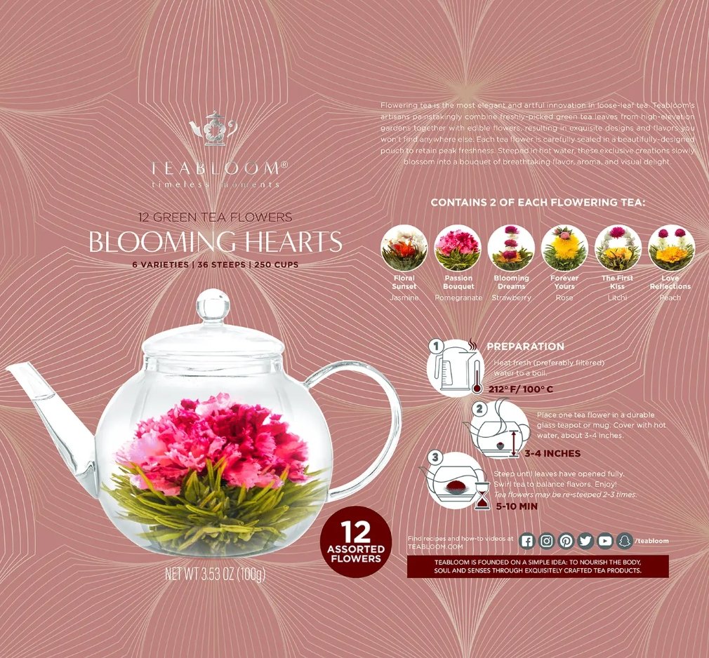 Blooming Tea - 12 Variety Tin 