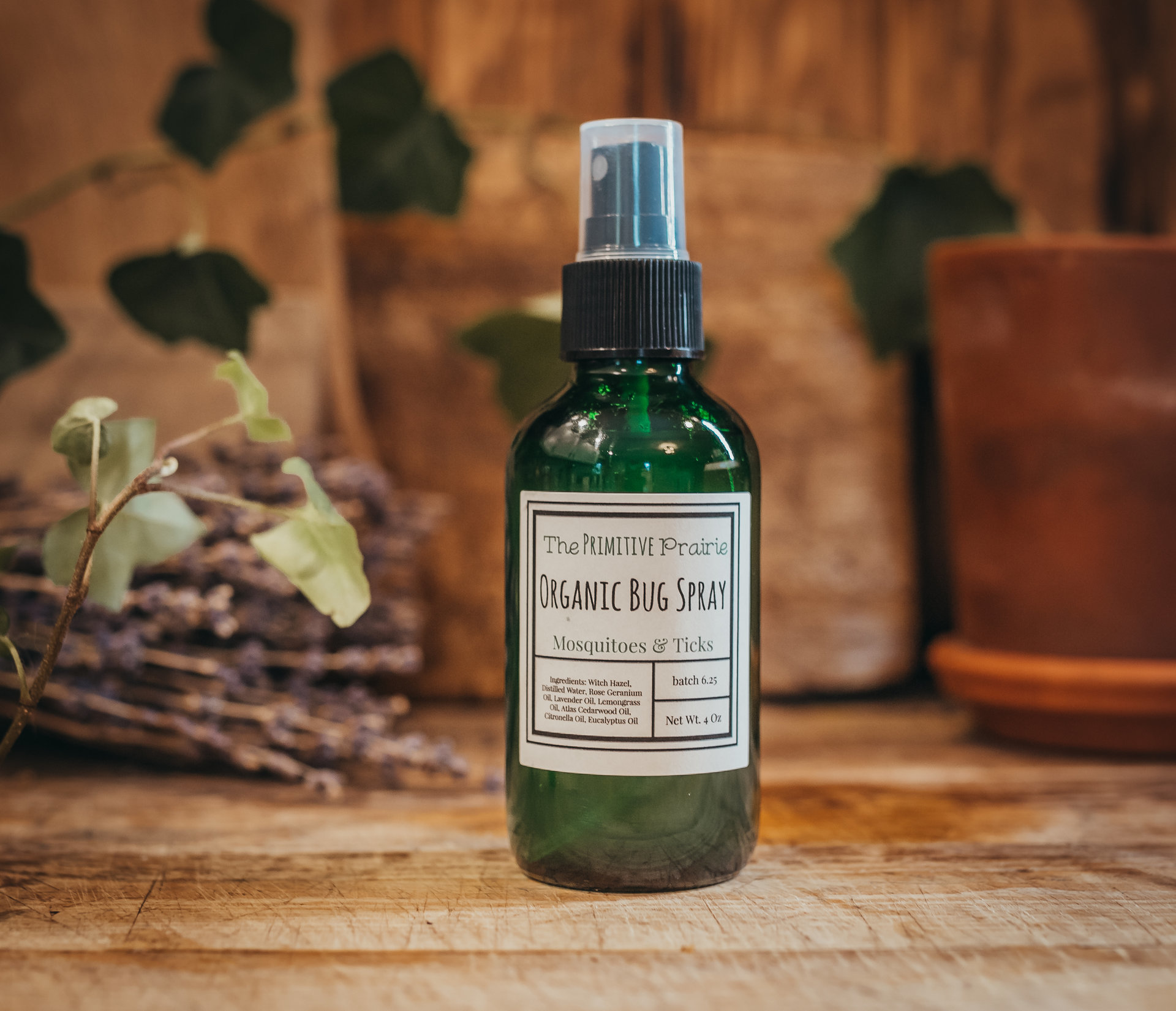 Organic Herbal Bug Spray