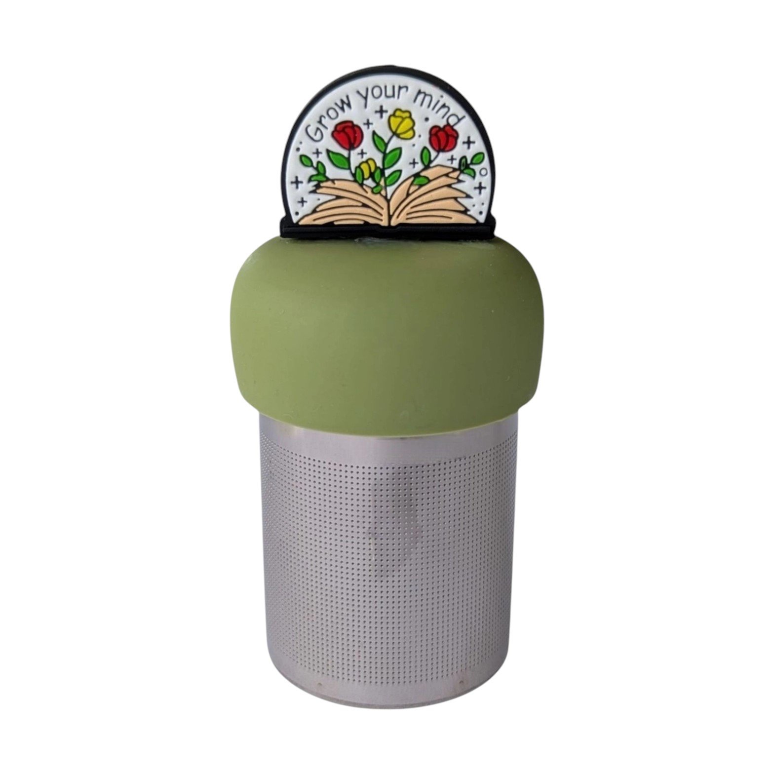 Book "Open Your Mind" Tea Strainer 