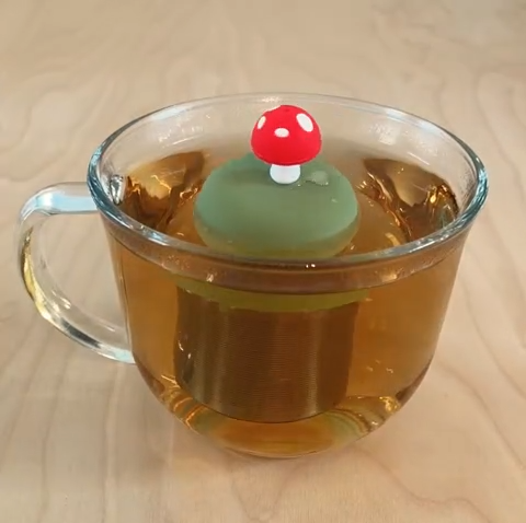 Mushroom Tea Strainer 