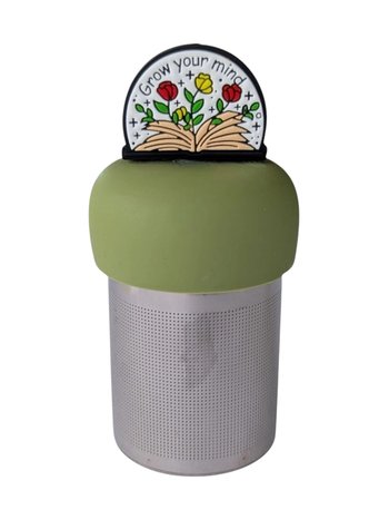 Book "Open Your Mind" Tea Strainer 
