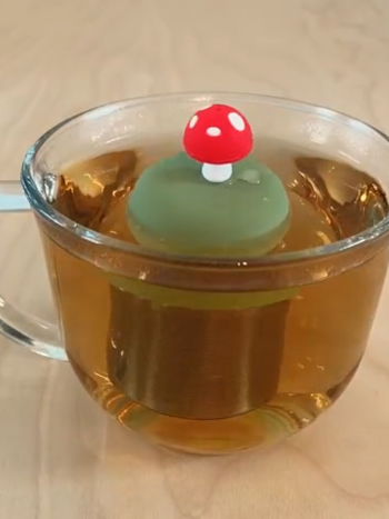 Mushroom Tea Strainer 